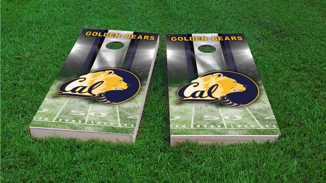 NCAA Field (California Golden Bears) Themed Custom Cornhole Board Design