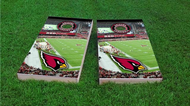 NFL Stadium (Arizona Cardinals) Themed Custom Cornhole Board Design