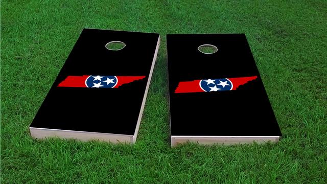 Neon Texas Cornhole Boards