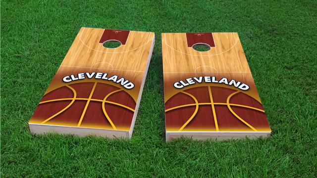 Cleveland Browns Cornhole Board Wraps