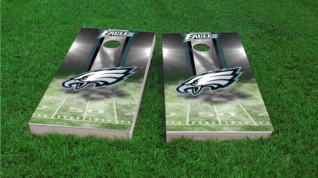 NFL Philadelphia Eagles Themed Custom Cornhole Board Design