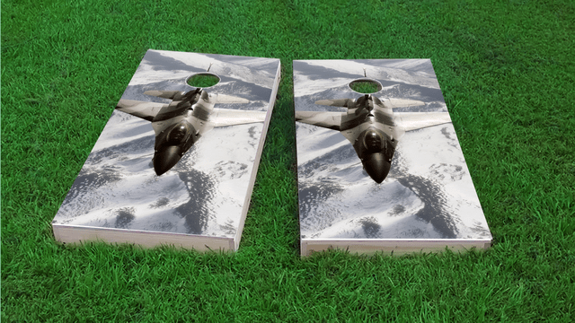 Custom Cornhole Boards Jet Cornhole Boards