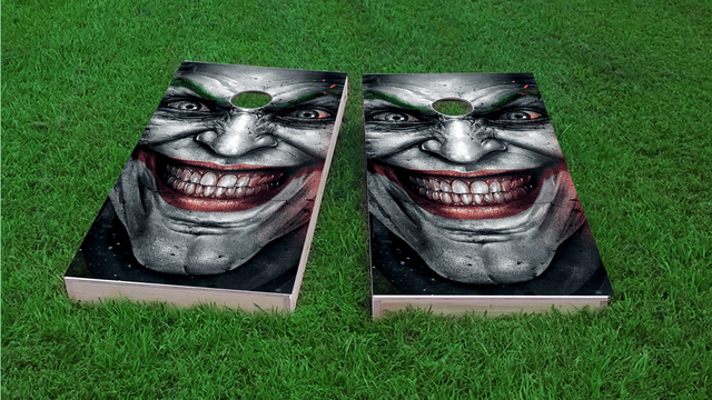 The JokerThemed Custom Cornhole Board Design