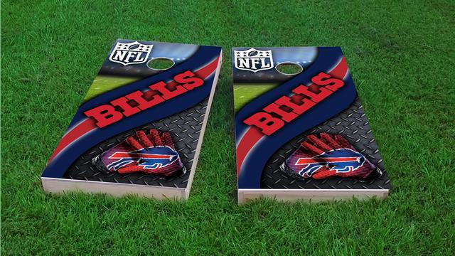 NFL 2 (Buffalo Bills) Themed Custom Cornhole Board Design