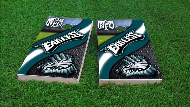 NFL 2 (Philedelphia Eagles) Themed Custom Cornhole Board Design