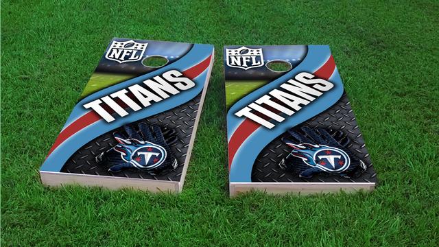 NFL 2 (Tennessee Titans) Themed Custom Cornhole Board Design
