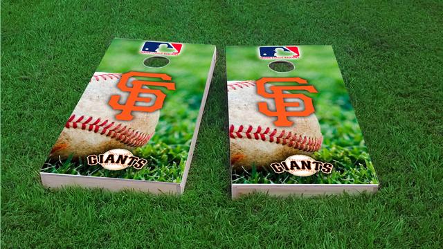 MLB (San Francisco Giants) Themed Custom Cornhole Board Design