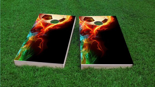 Flaming Soccer Ball