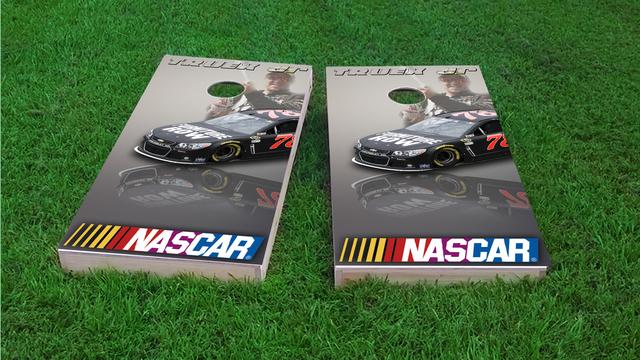 NASCAR (Martin Truex Jr) Themed Custom Cornhole Board Design