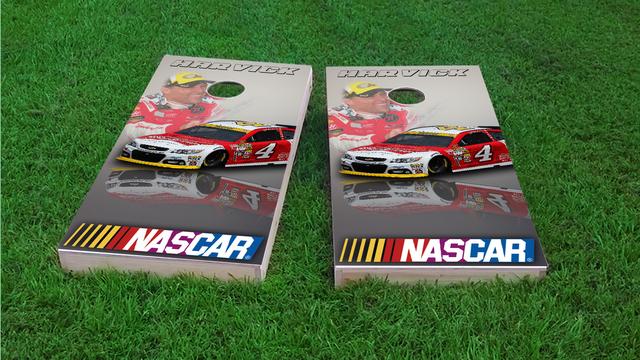 NASCAR (Kevin Harvick) Themed Custom Cornhole Board Design