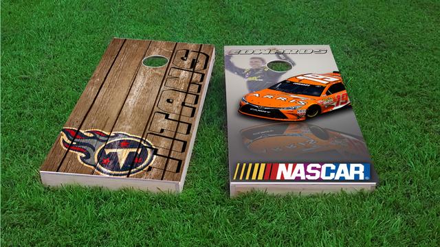 NASCAR (Carl Edwards) Themed Custom Cornhole Board Design