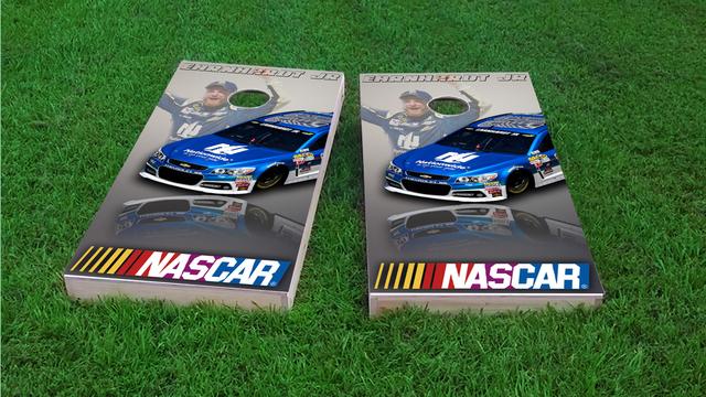 NASCAR (Dale Earnhardt Jr) Themed Custom Cornhole Board Design