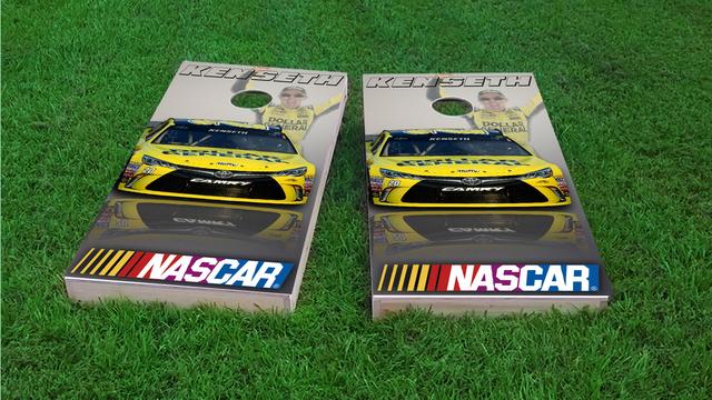 NASCAR (Matt Kenseth) Themed Custom Cornhole Board Design