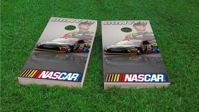NASCAR (Clint Bowyer) Themed Custom Cornhole Board Design