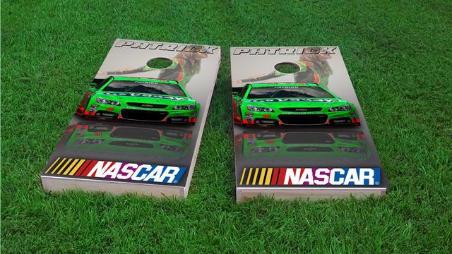 NASCAR (Danica Patrick) Themed Custom Cornhole Board Design