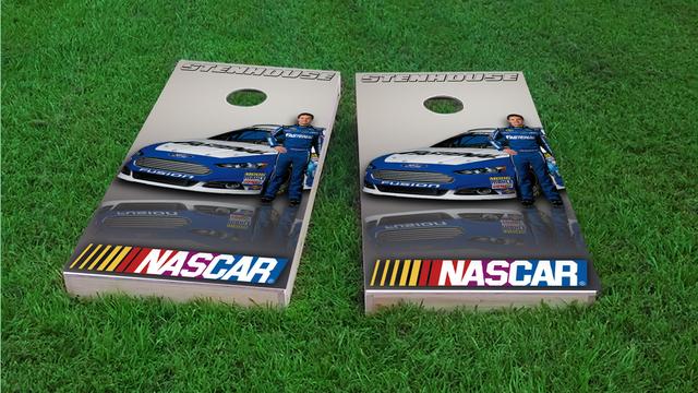 NASCAR (Ricky Stenhouse) Themed Custom Cornhole Board Design