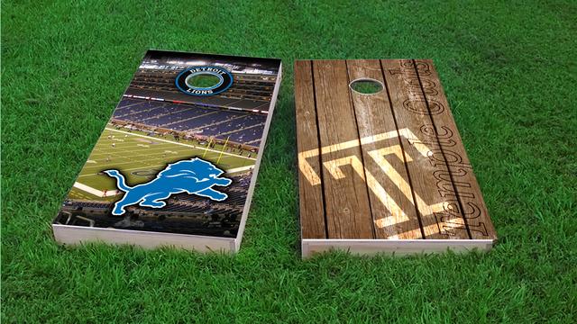 NCAA Wood Slat (Temple University) Themed Custom Cornhole Board Design