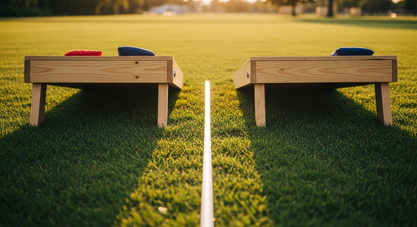 Perfect Your Cornhole Setup: Boards, Distance & Gear. Ready to elevate your cornhole game? Our guide covers the official board distance, key board improvements for less bounce, and must-have accessories for a perfect setup.