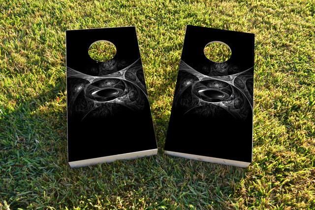 Oakley Themed Custom Cornhole Board Design