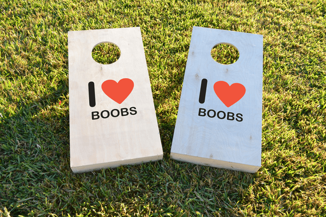 I Love Boobs (Transparent)