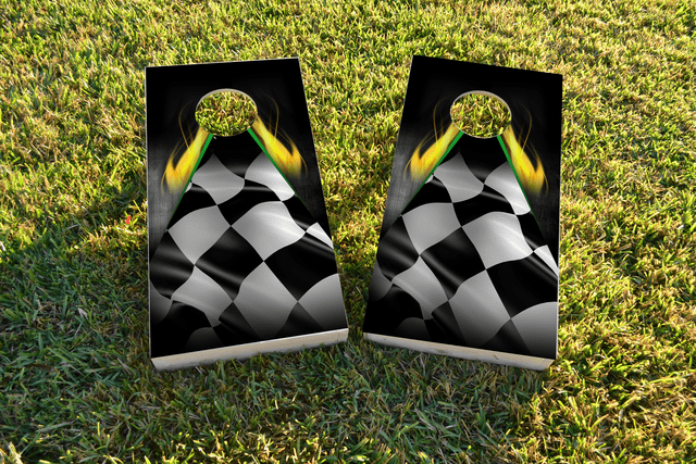 Flaming Checkered Flag