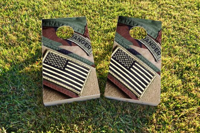 US Army Ranger Themed Cornhole Board Design