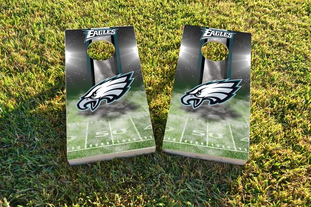 NFL Philadelphia Eagles Themed Custom Cornhole Board Design