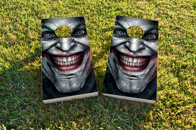 The JokerThemed Custom Cornhole Board Design