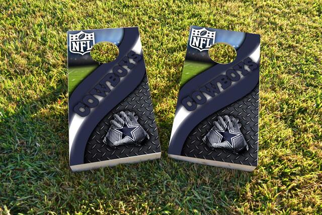 NFL 2 (Dallas Cowboys) Themed Custom Cornhole Board Design