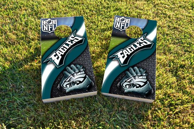 NFL 2 (Philedelphia Eagles) Themed Custom Cornhole Board Design