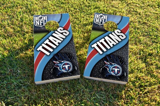 NFL 2 (Tennessee Titans) Themed Custom Cornhole Board Design