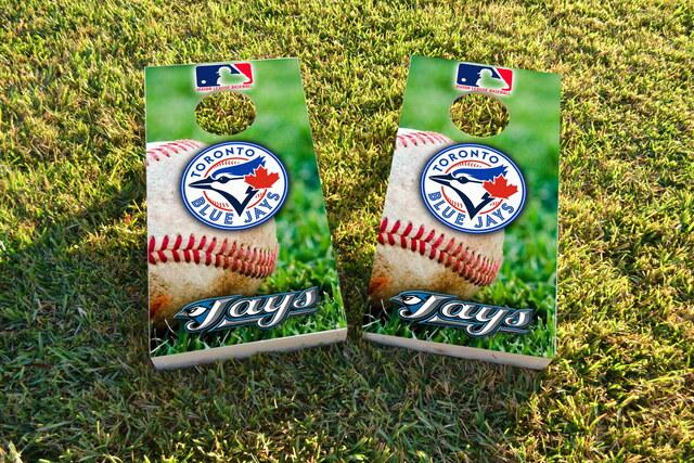 MLB (Toronto Blue Jays) Themed Custom Cornhole Board Design