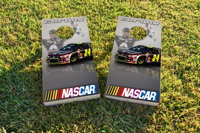 NASCARD (Jeff Gordon) Themed Custom Cornhole Board Design