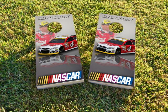 NASCAR (Kevin Harvick) Themed Custom Cornhole Board Design