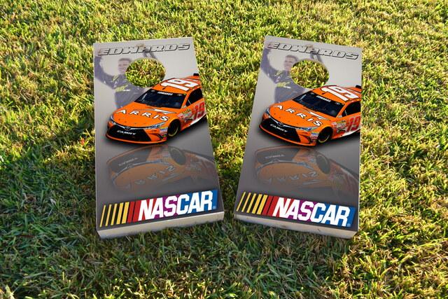 NASCAR (Carl Edwards) Themed Custom Cornhole Board Design