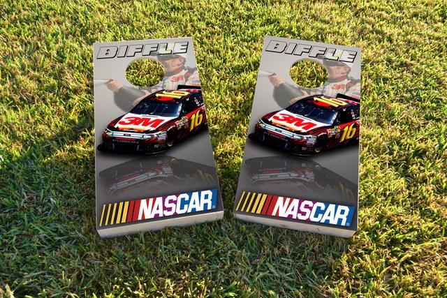 NASCAR (Greg Biffle) Themed Custom Cornhole Board Design