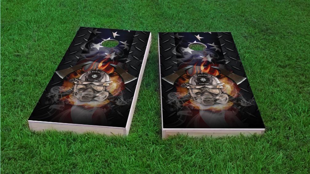 Cornhole Hand Painted Player Sets – TorchedKC