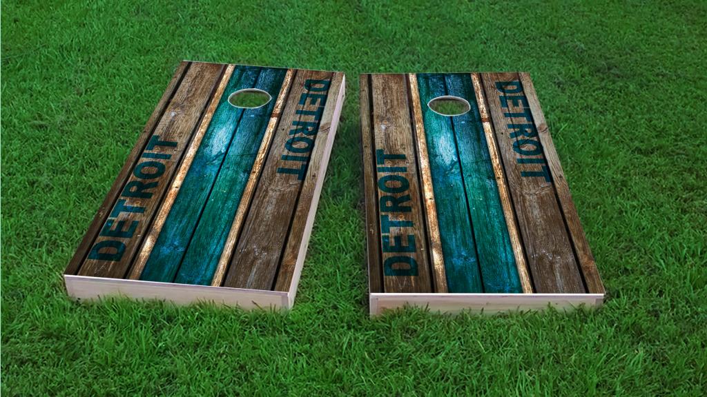 Different Types of Football Themed Custom Cornhole Boards