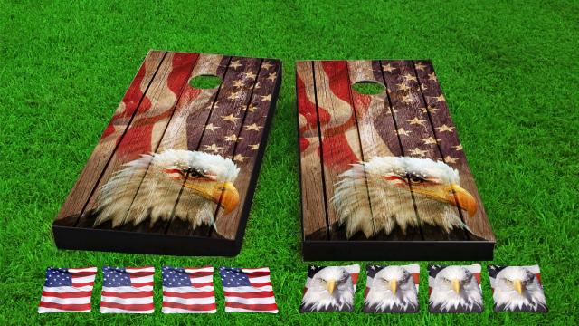 USA Bald Eagle Wood Slat Combo Kit