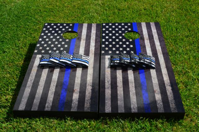 American Flag Thin Blue Line Bundle Kit