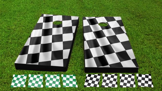 Racing Checkered Flag Game Set