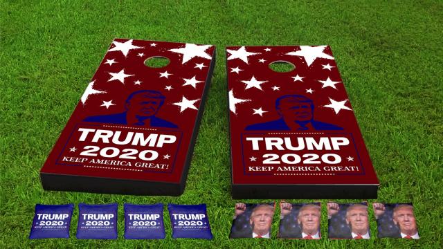 Trump 2020 Cornhole Boards Combo Kit