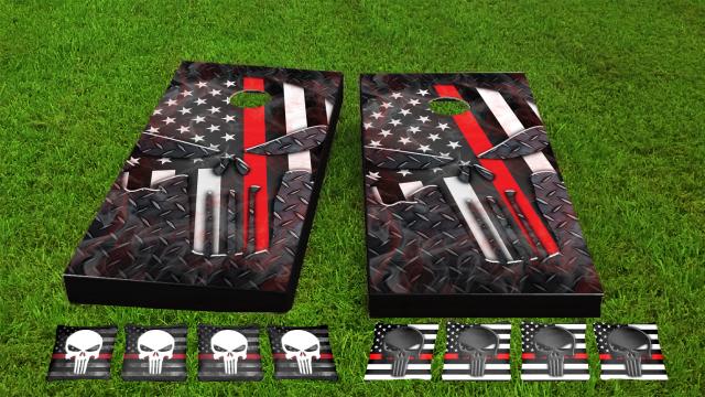 Punisher American Flag Thin Red Line Game Set