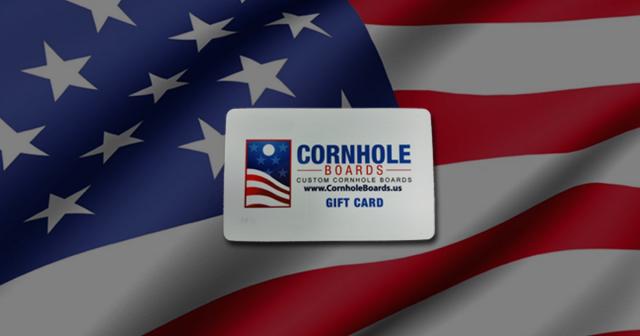 Custom Cornhole Boards Gift Card