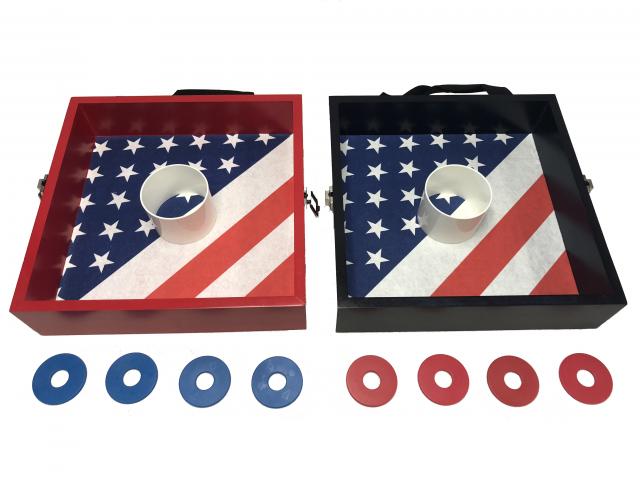 American Flag Washer Toss