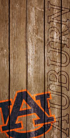 NCAA Wood Slat (Auburn Tigers) Themed Custom Cornhole Board Design
