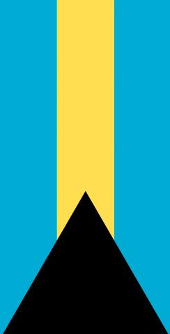  Bahamas National Flag Themed Custom Cornhole Board Design