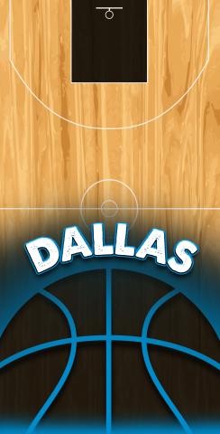 Basketball Dallas Themed Custom Cornhole Board Design