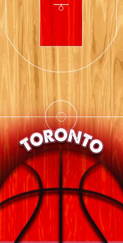 Basketball Toronto Themed Custom Cornhole Board Design