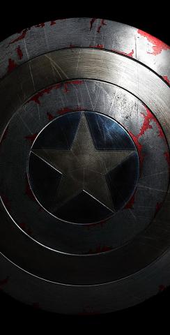 Captain America Shield Themed Custom Cornhole Board Design